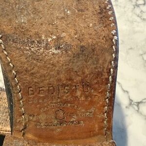 BED|STU Brown Leather Stamped Sole